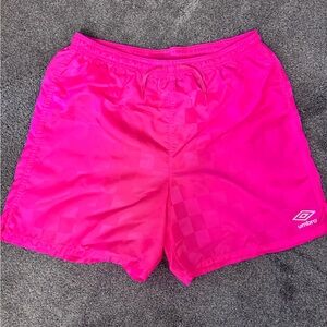Umbro Neon Pink Sports Shorts